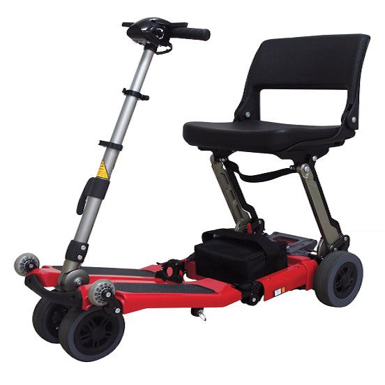 FreeRider Luggie Classic II Foldable Travel Scooter – 4-Wheel Travel Model (SLA Batteries)