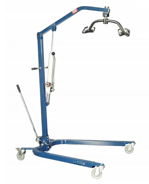 Lumex LF1030 Hydraulic Patient Lift – 400 lb Manual Hoyer Lift for Home Transfers