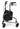 Lumex 3-Wheel Cruiser Rollator Walker – Lightweight Aluminum Tri-Wheel Rollator
