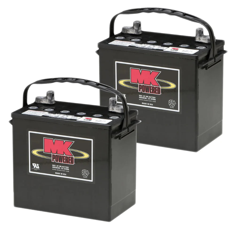 MK Battery M22NF SLD A — 12V 55Ah Deep Cycle AGM Mobility Battery, Set of 2