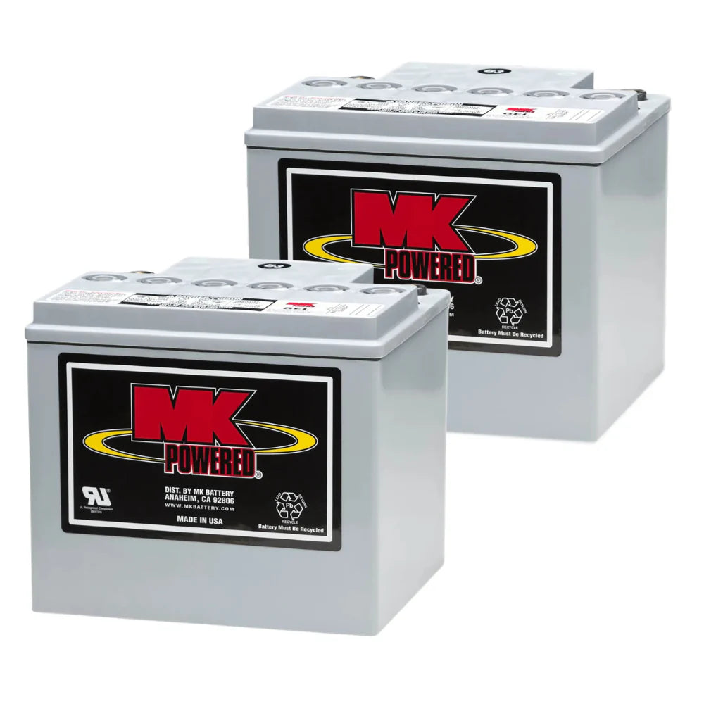 MK Battery M40-12 SLD G — 12V 40Ah Deep Cycle Sealed Gel Mobility Battery, Set of 2