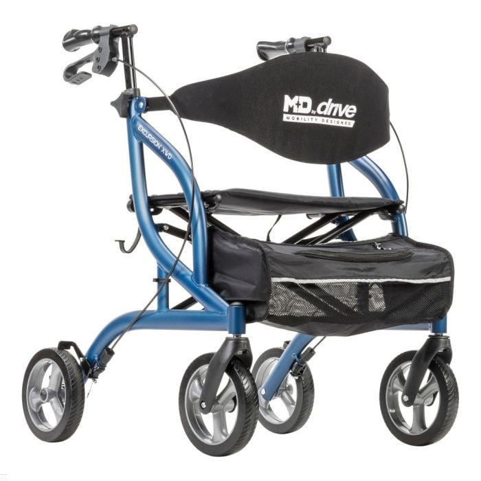 MD by Drive Excursion XWD Rollator by Drive Medical, MD700929BL