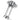 Ice Grip Attachment for Canes and Crutches – 5-Prong Winter Safety Tip