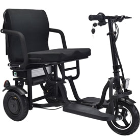 MotoTec Folding Mobility Electric Scooter 48v 700w Dual Motor Lithium Black
