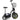MotoTec 48V 500W Electric Patrol Trike – Security & Event Mobility Vehicle