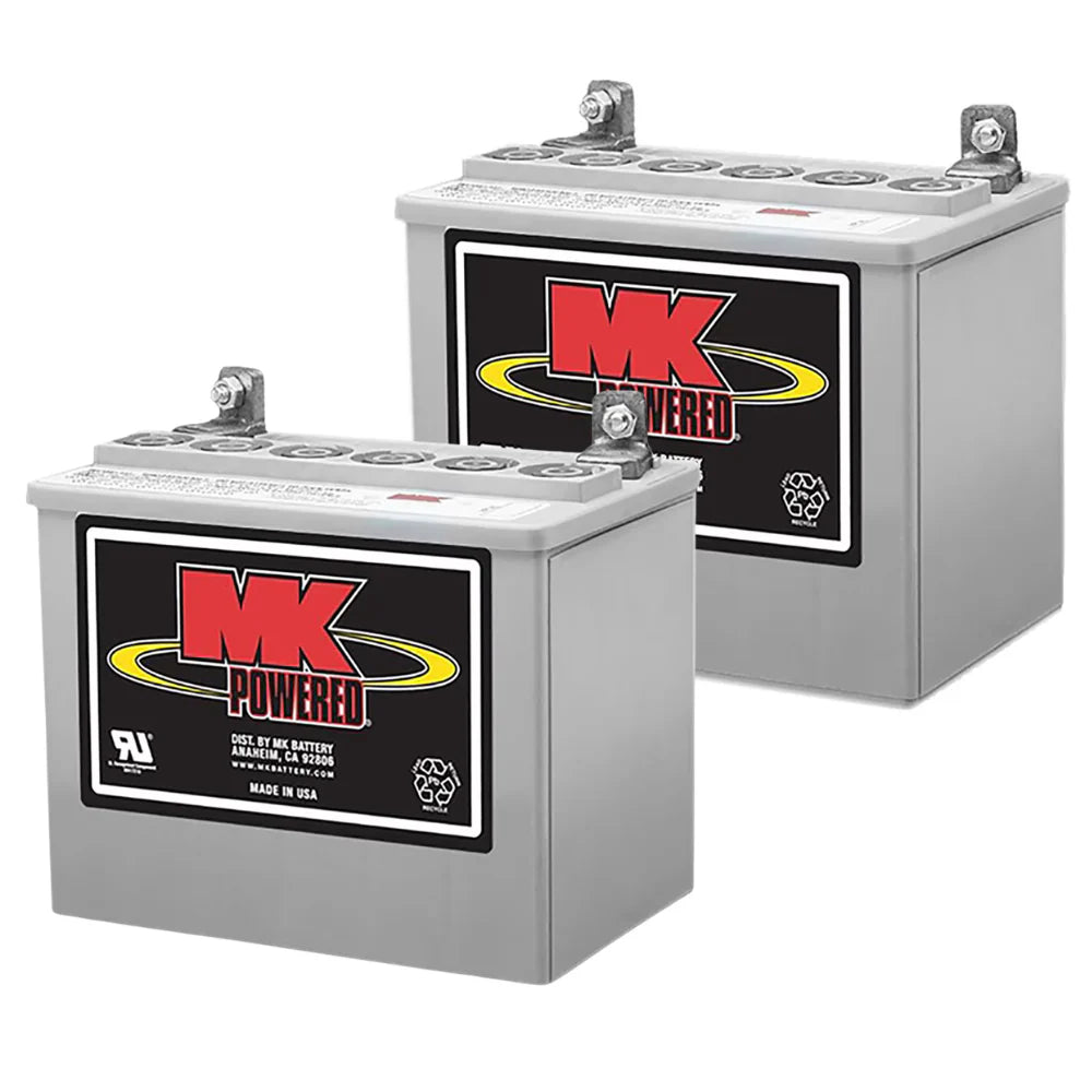 MK Battery MU-1 SLD G — 12V 31.6Ah Deep Cycle Gel Mobility Battery, Set of 2