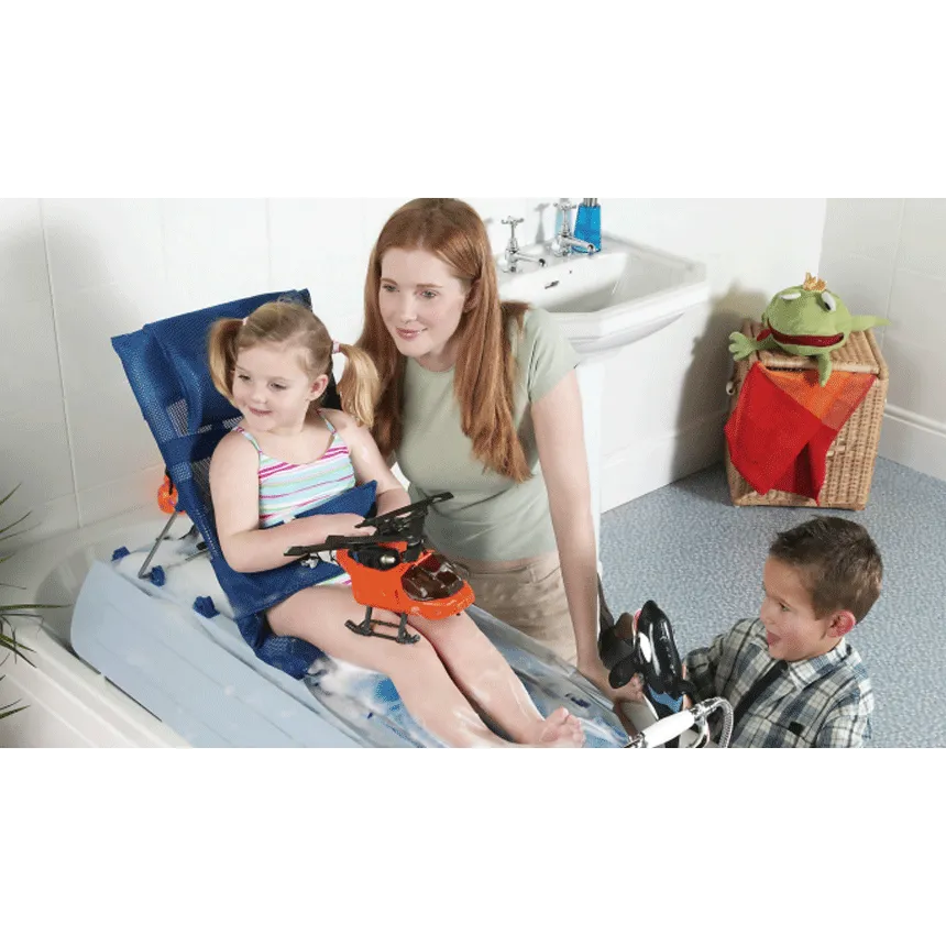 Mangar Surfer Bather Pediatric Bath Lift – Airflo Powered Bath Transfer Lift