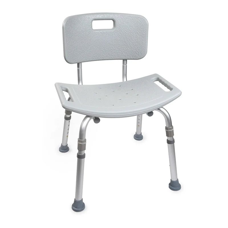 McKesson Bath Bench with Removable Back | Adjustable Shower BenchWeight Capacity