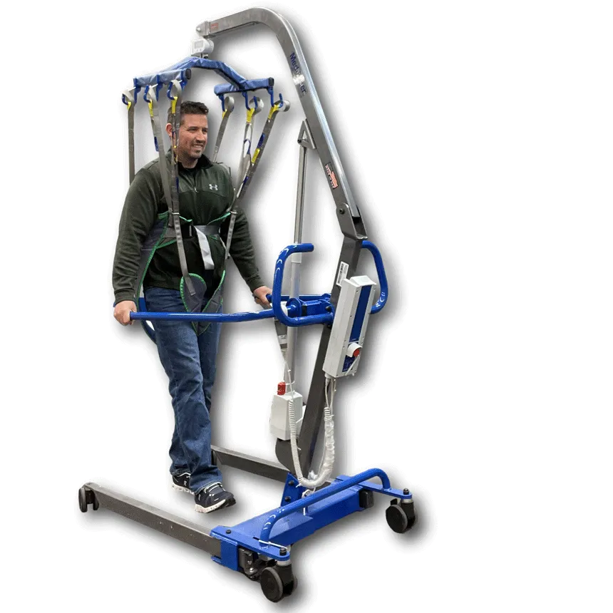 Med-Mizer MedRiser Electric Patient Lift – 600 lb Professional Power Lift