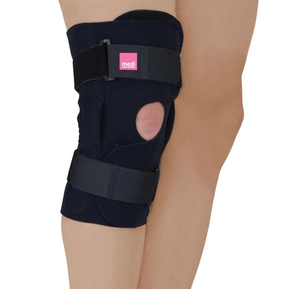 medi Hinged Neoprene Knee Brace – Brand Zero-Friction Ligamentous Support