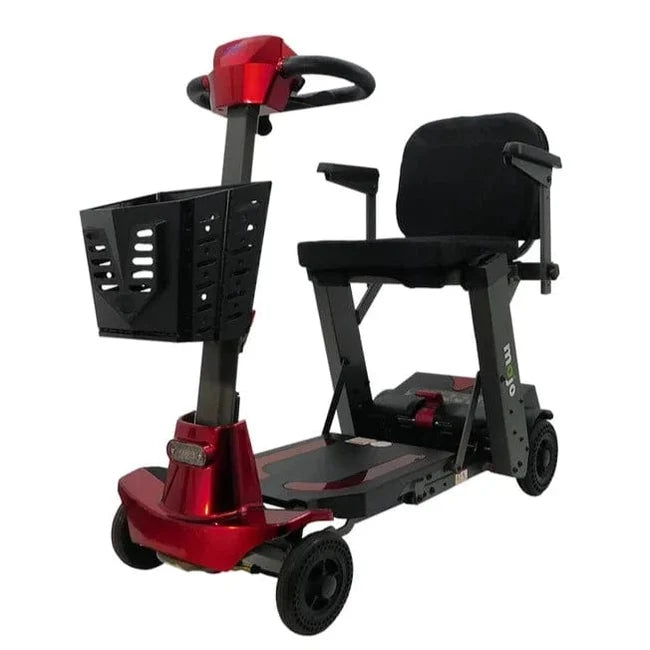 MOJO Manual Folding Travel Mobility Scooter – Airline Approved, 13-Mile Range