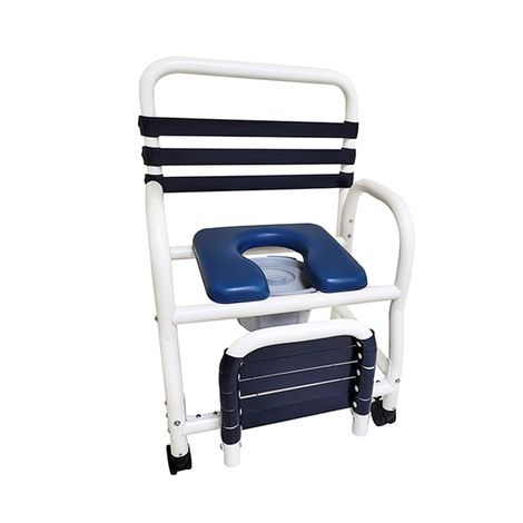 Mor-Medical Deluxe New Era Infection Control 22 In. Shower Commode Chair