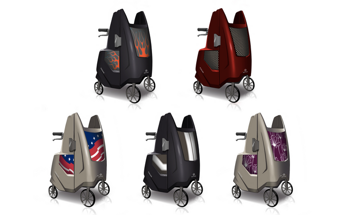 Motivo Tour 4 Wheel Premium Walker