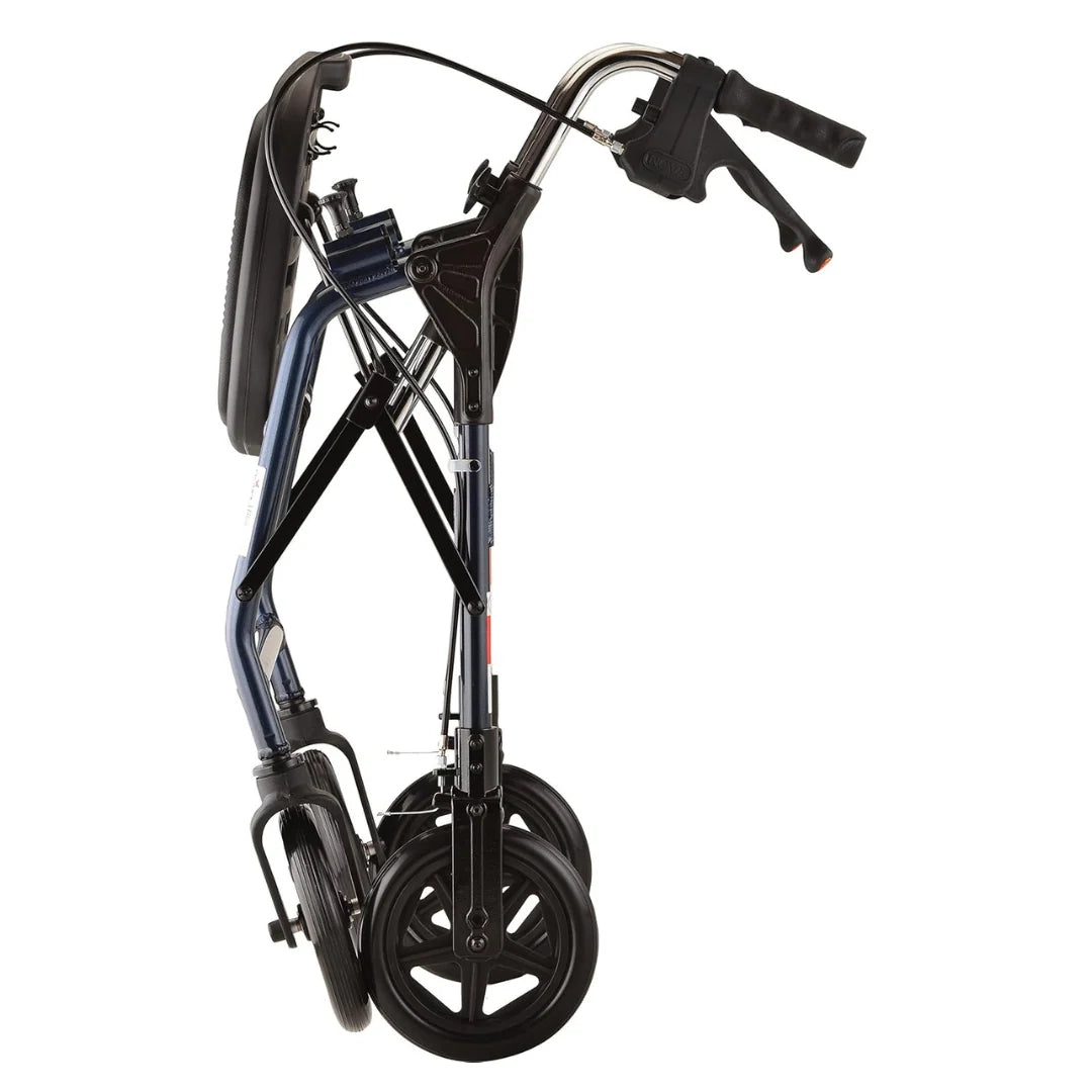 NOVA Mighty Mack Bariatric Rollator – Extra-Wide 500 lb Heavy-Duty Rollator Walker with Seat