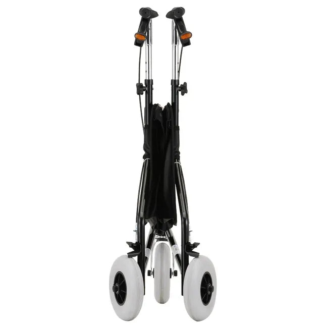NOVA Traveler 3-Wheel Rollator Walker – Lightweight Tri-Wheel Rollator with Basket, Tray & Pouch