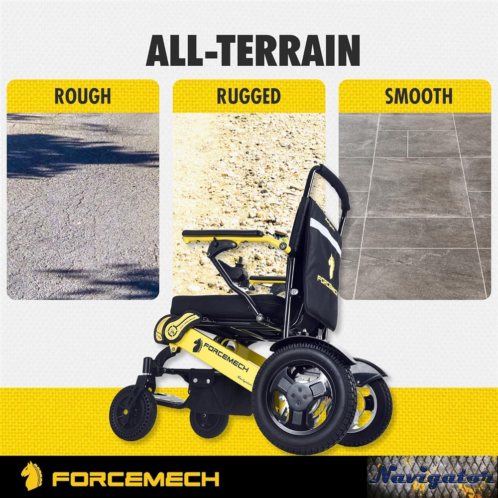 Forcemech Navigator Folding Bariatric Lightweight Powerchair