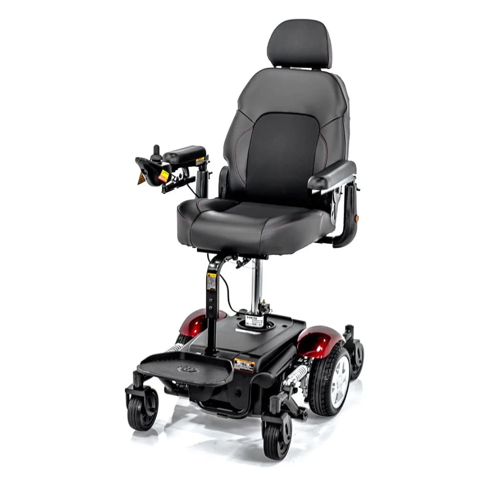 Merits Vision Sport Lift Mid Wheel Drive Electric Powerchair with Power Elevating Seat