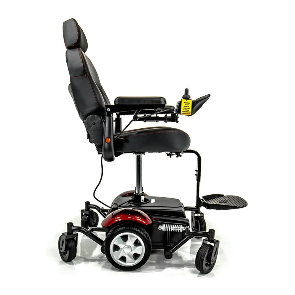Merits Vision Sport Lift Mid Wheel Drive Electric Powerchair with Power Elevating Seat