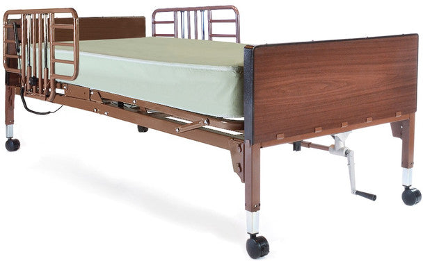 ProBasics Semi-Electric Bed Package PBSMBP | Hospital Bed with Mattress & Rails