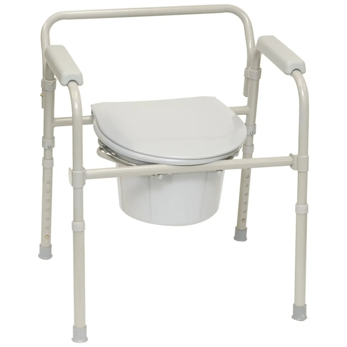 PMI ProBasics 3-in-1 Folding Commode – Bedside Commode Chair, Raised Toilet Seat