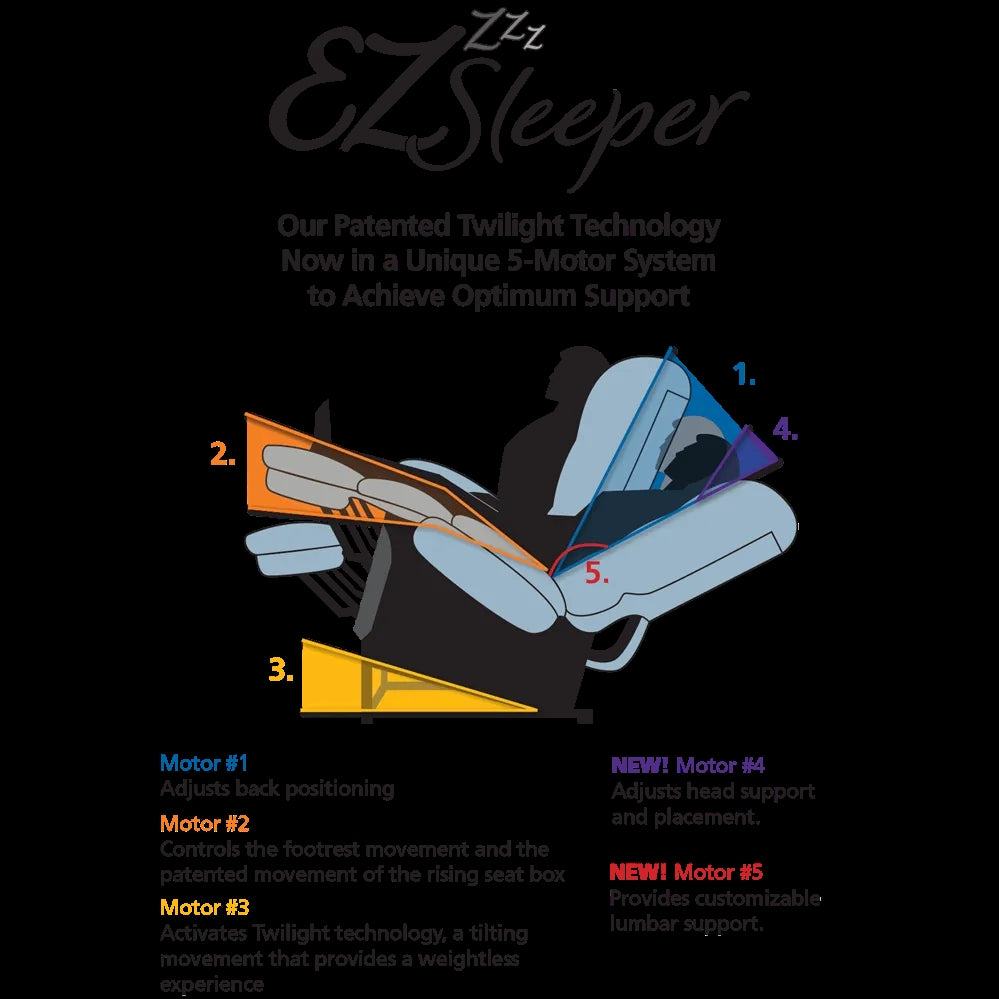 Golden EZ Sleeper with Twilight PR-761 Lift Chair