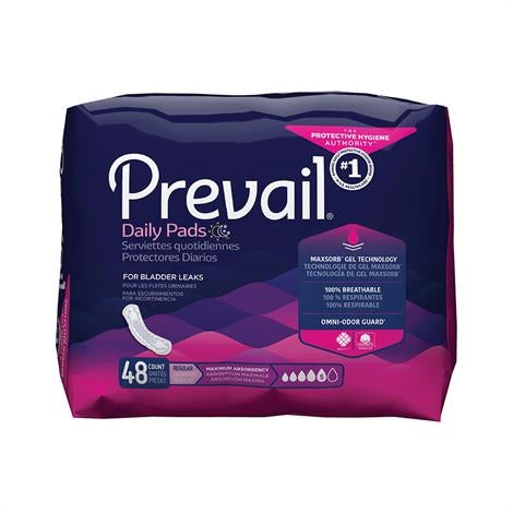 Prevail Bladder Control Pads - Maximum Absorbency