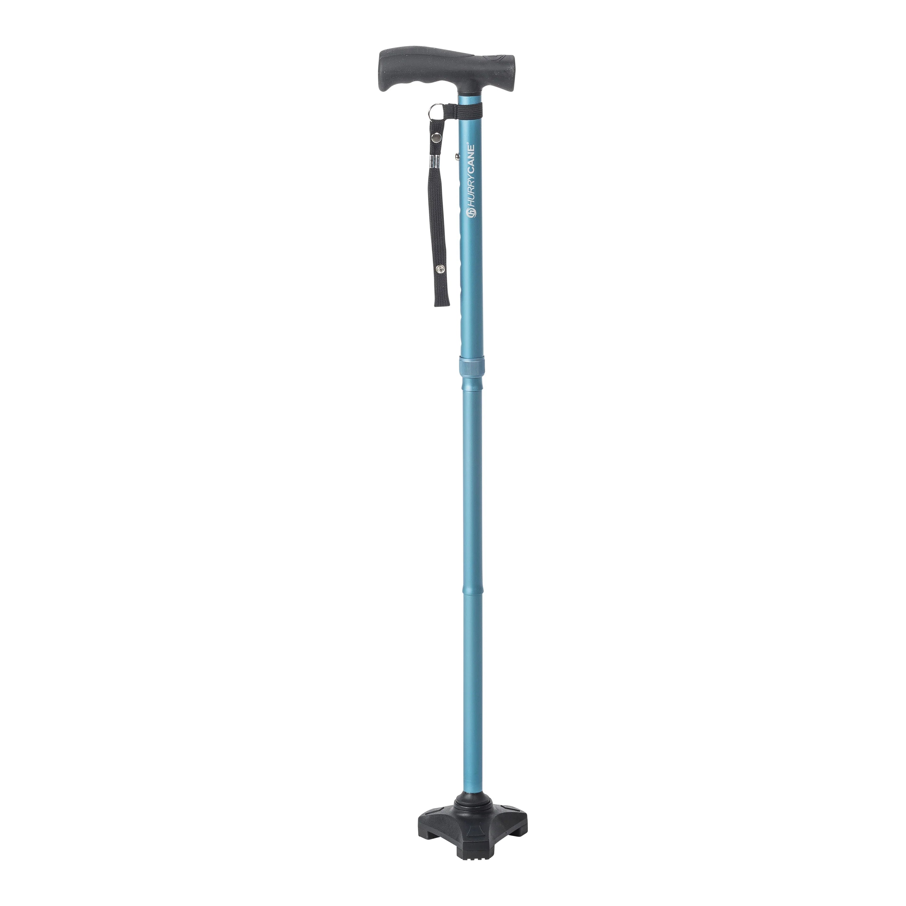 HurryCane Freedom Edition Folding Cane – All-Terrain Self-Standing Mobility Aid
