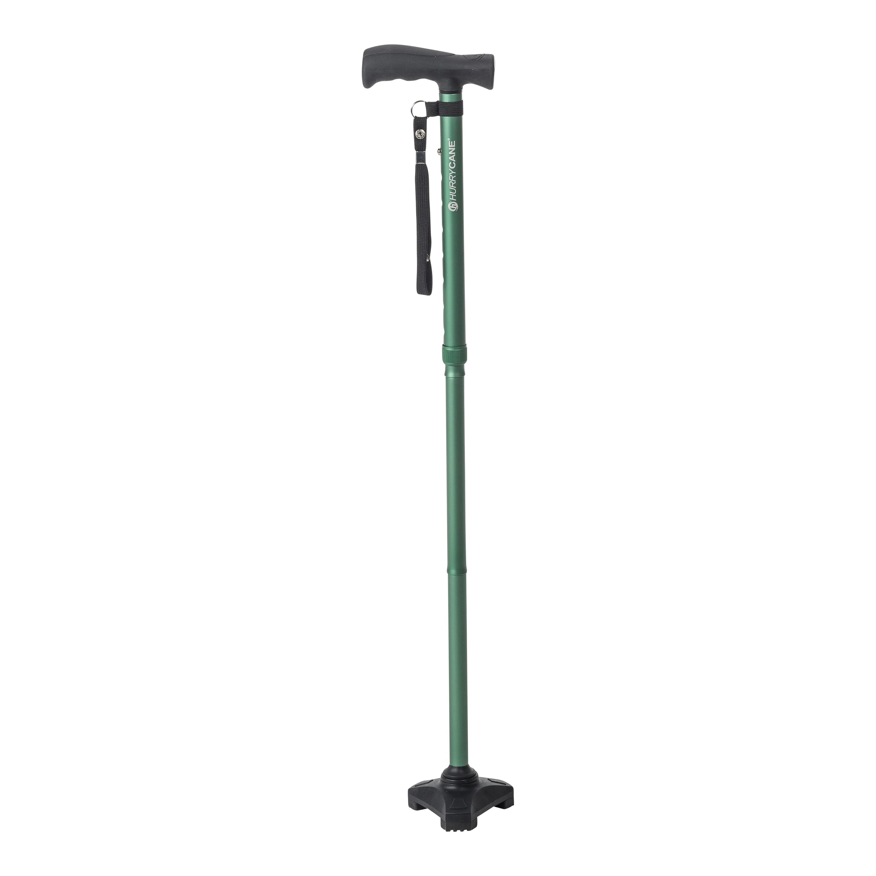 HurryCane Freedom Edition Folding Cane – All-Terrain Self-Standing Mobility Aid