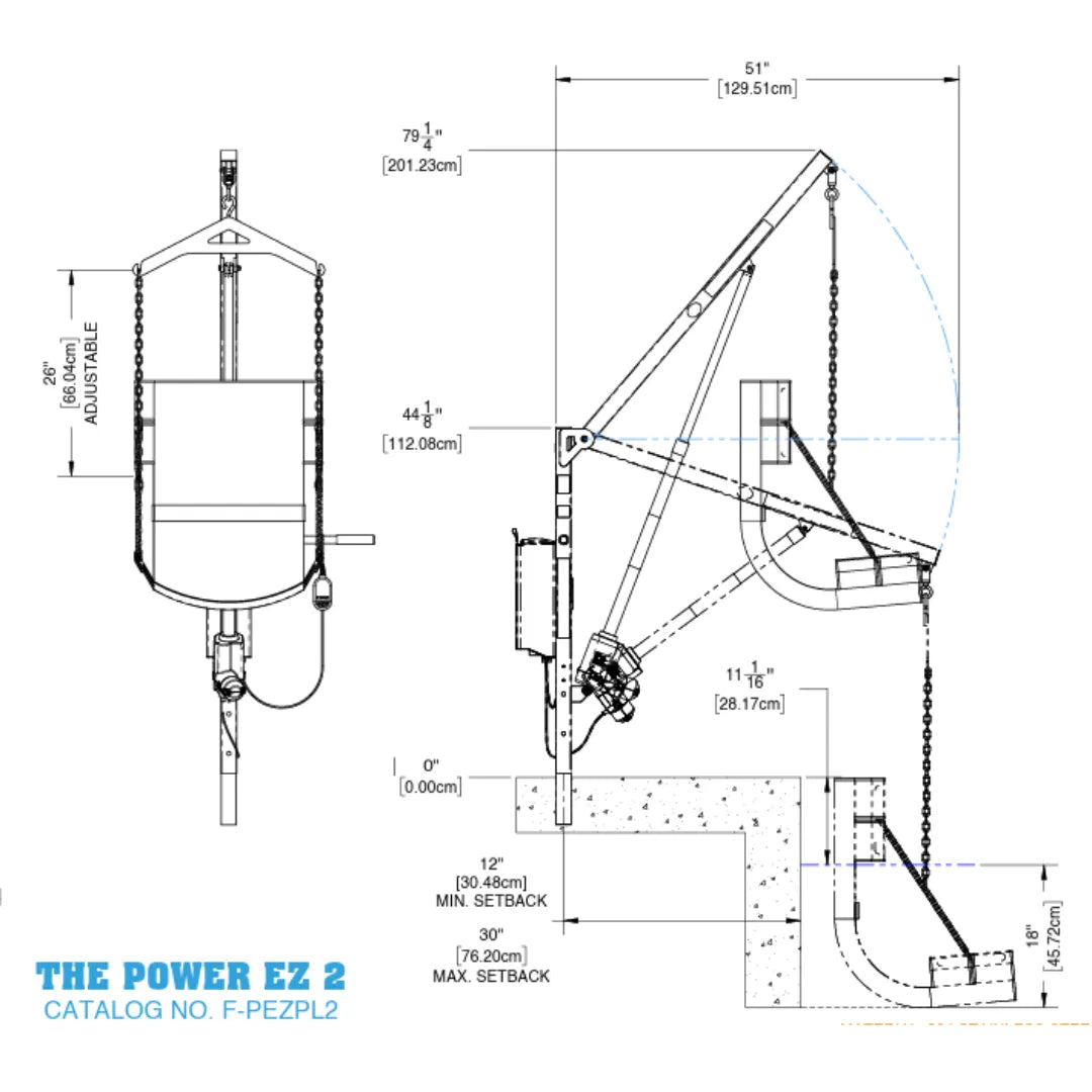 Aqua Creek Power EZ2 Pool Lift