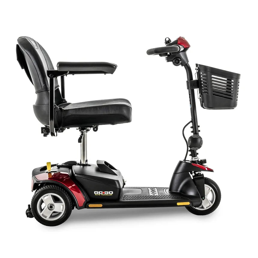 Pride Mobility Go-Go Elite Traveller 3-Wheel Scooter – Lightweight Travel Mobility Scooter