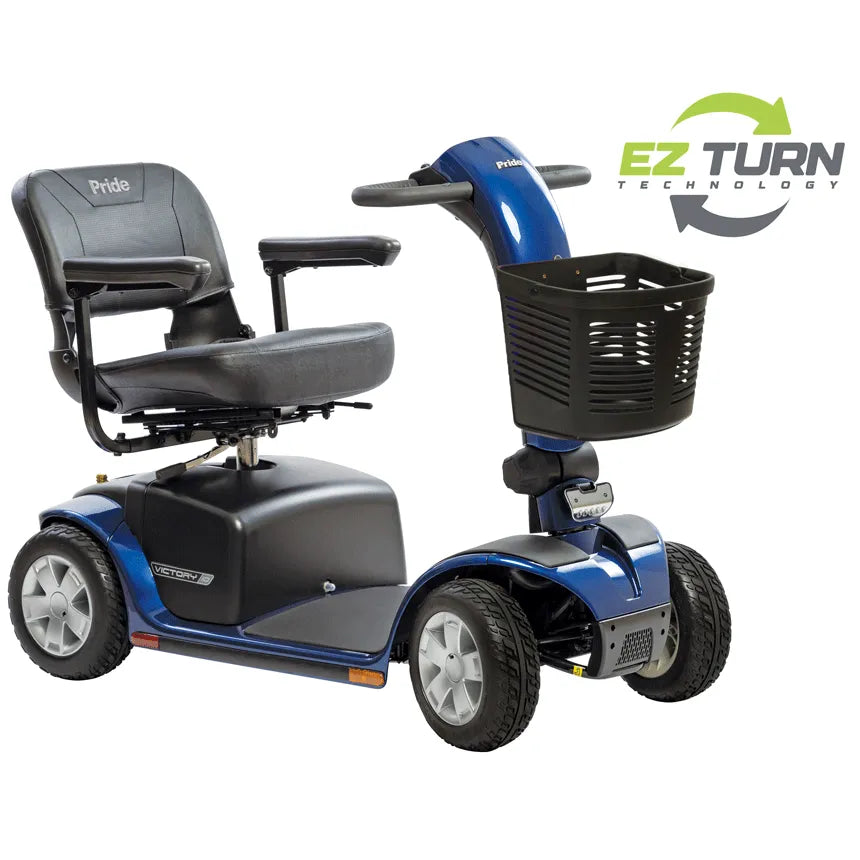 Pride Victory 10 with EZ Turn 4-Wheel Mobility Scooter