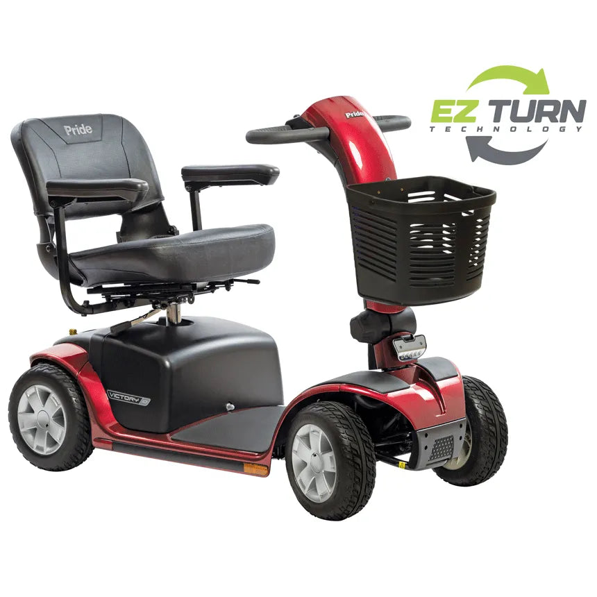 Pride Victory 10 with EZ Turn 4-Wheel Mobility Scooter