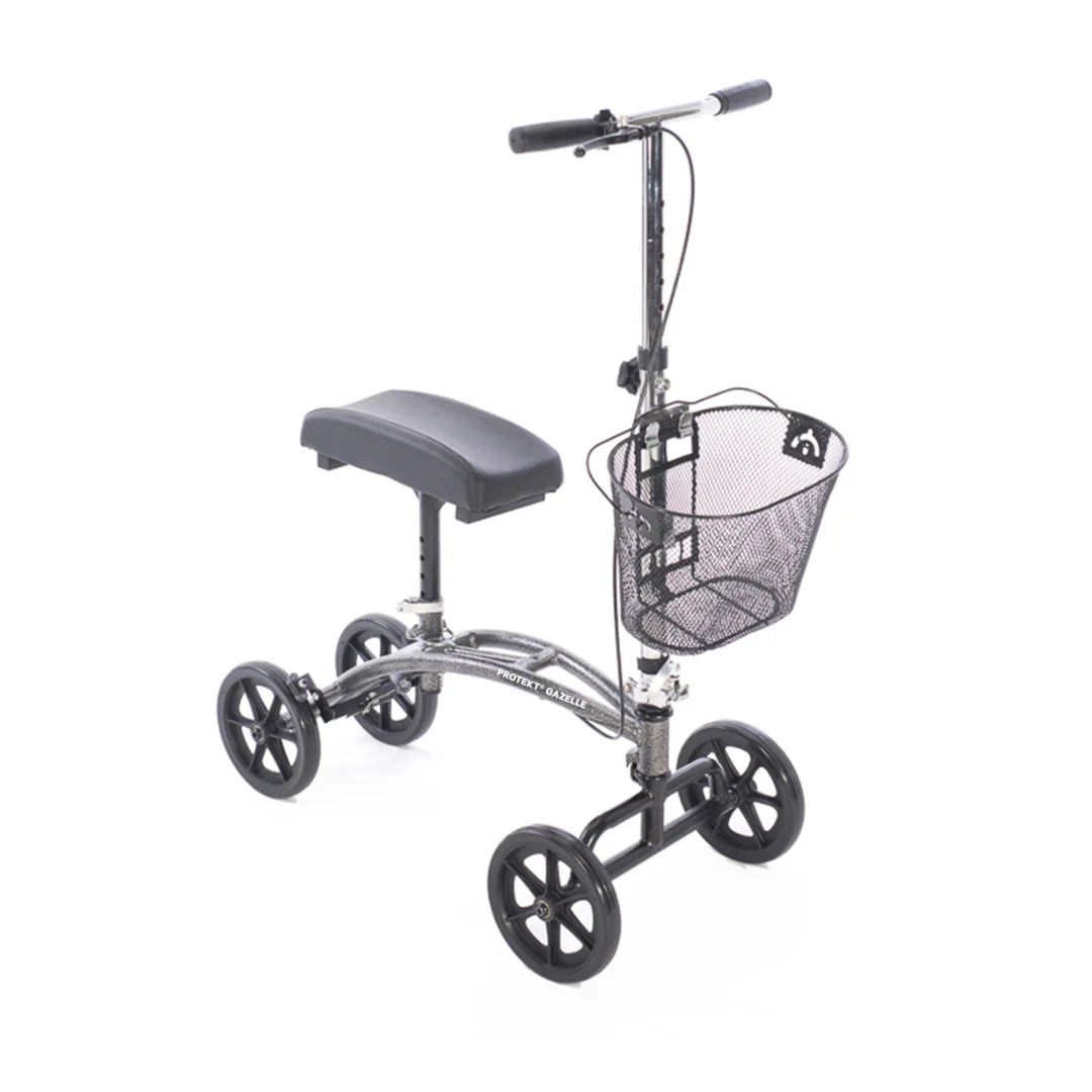 Protekt Gazelle Portable Knee Walker – Adjustable Knee Scooter for Foot & Ankle Injury Recovery