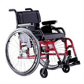 Quickie GP GPV sports everyday ultralight rigid wheelchair — welded aluminum frame, 21.5 lbs, adjustable camber 0 to 12 degrees, K0005