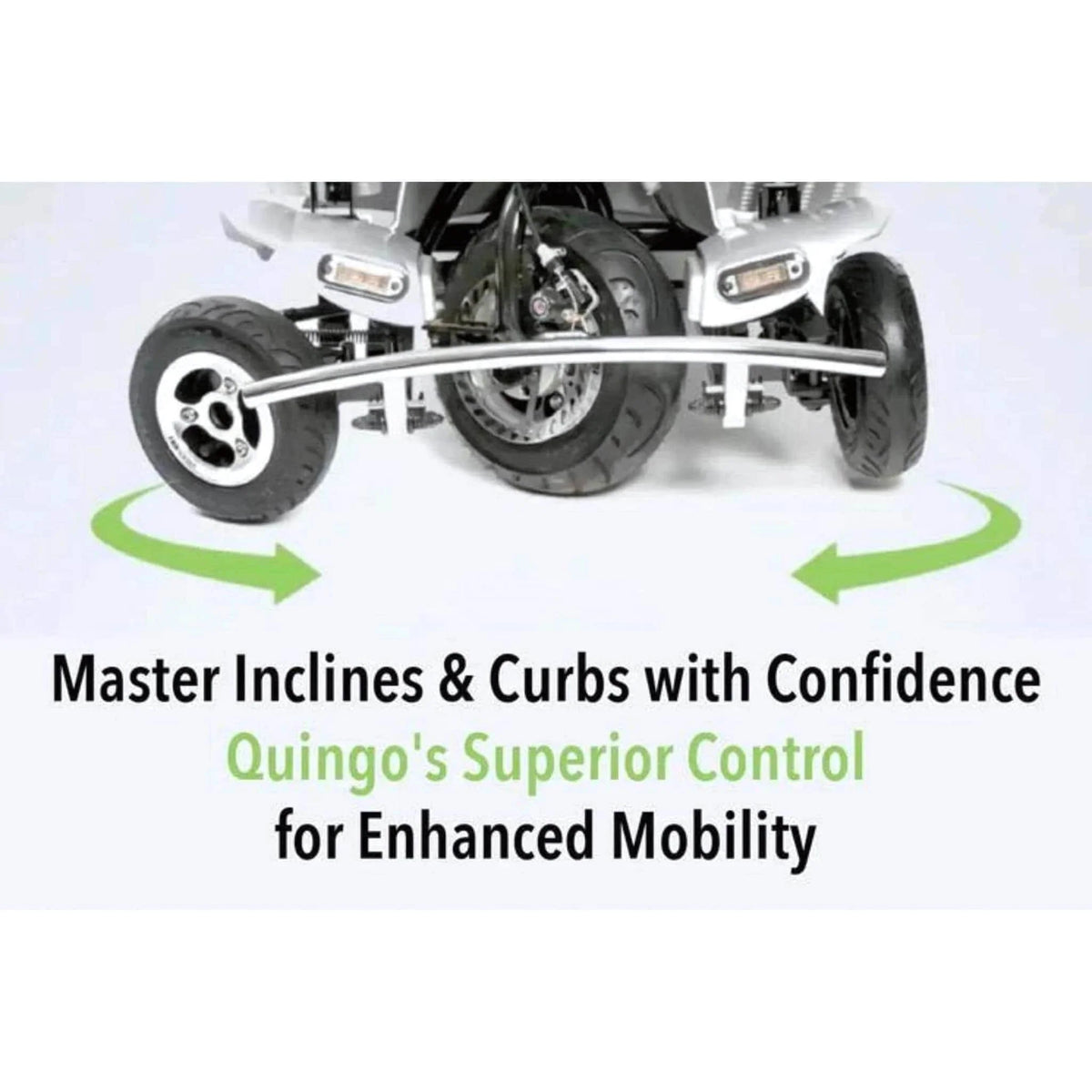Quingo Flyte Mobility Scooter With MK2 Docking Station