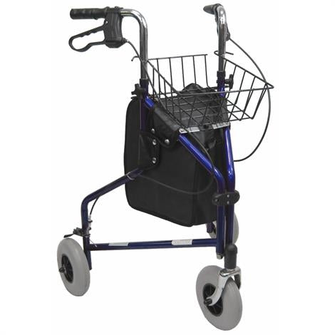 Karman Healthcare Tri Walker Three-Wheel Foldable Rollator