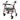 Karman Extra Wide Bariatric Rollator – Heavy-Duty 400 lb Rollator Walker with Wide Seat