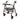Karman Extra Wide Bariatric Rollator – Heavy-Duty 400 lb Rollator Walker with Wide Seat