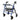 Karman Extra Wide Bariatric Rollator – Heavy-Duty 400 lb Rollator Walker with Wide Seat