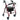 Drive Go-Lite Bariatric Steel Rollator – Heavy-Duty 4-Wheel Rollator Walker with Seat