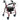 Drive Go-Lite Bariatric Steel Rollator – Heavy-Duty 4-Wheel Rollator Walker with Seat