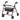 Drive R728 Lightweight Rollator Walker – Folding Rollator with Padded Seat & 7.5" Wheels