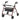 Drive R728 Lightweight Rollator Walker – Folding Rollator with Padded Seat & 7.5" Wheels