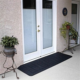 PVI Rubber Threshold Ramp with Beveled Edges