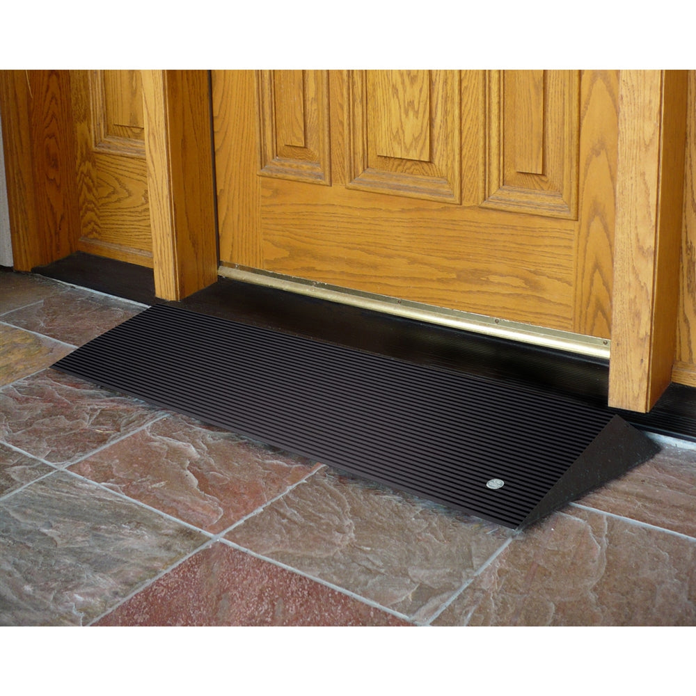 PVI Rubber Threshold Ramp with Beveled Edges