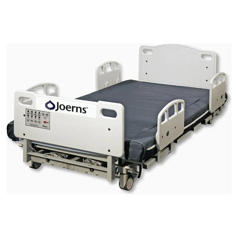 Joerns RC Ultra Hi-Lo 850 Bariatric Safety Bed — 850 lb capacity, ultra-low 9.5 inch height, roll-at-any-height, expandable width