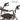 Lumex Walkabout Contour Deluxe Rollator RJ4805 – Lightweight 4-Wheel Rollator Walker with Seat