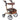 Drive Nitro DLX Rollator Walker – Euro-Style Aluminum Rollator with Seat