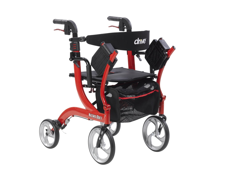 Euro Style Nitro Duet Combination Rollator and Transport Chair