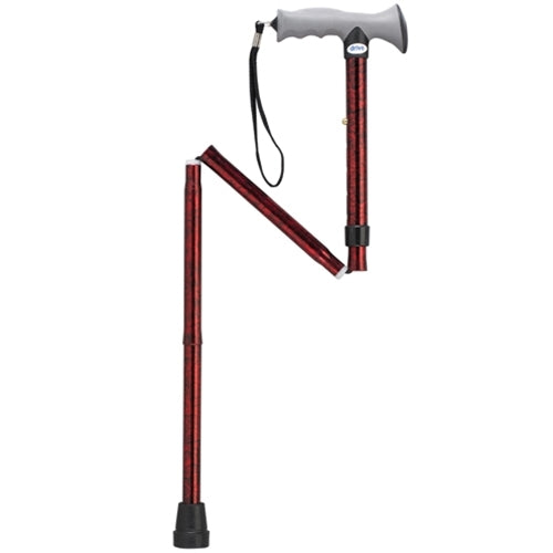 Drive Adjustable Folding Cane with Gel Grip